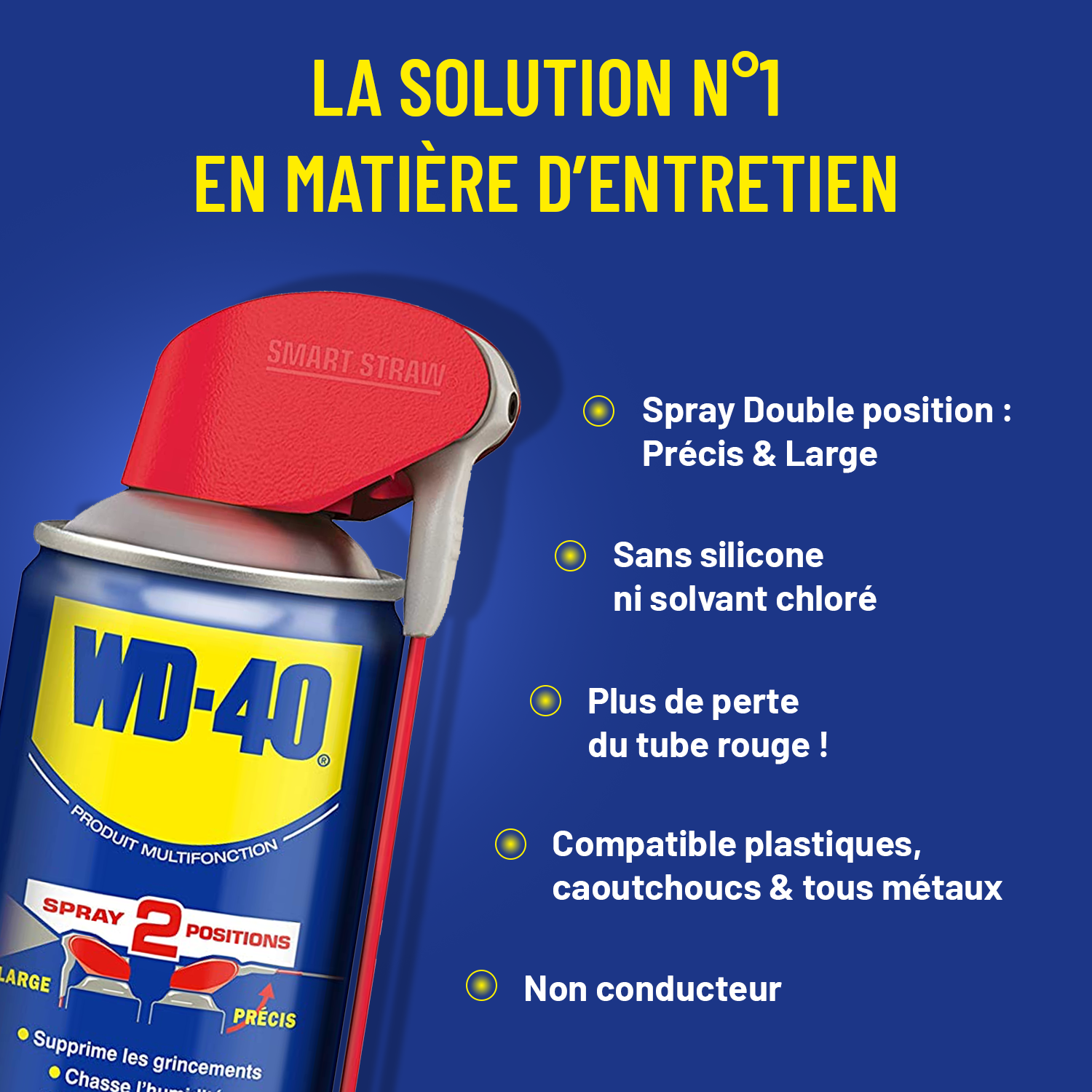 WD-40 Lubrifiant et Dégrippant WD33968