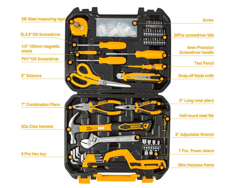 INGCO Coffret et boîte à outils HKTHP21201